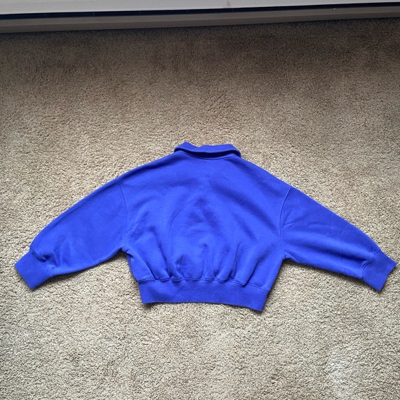 Nike Sportswear Phoenix Women’s Fleece 3/4-sleeve Crop Polo Sweatshirt - Picture 7 of 10